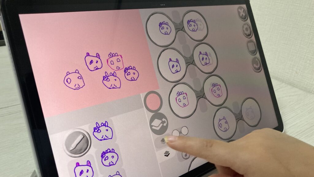 プログラミング　４歳　ビスケット　タブレット