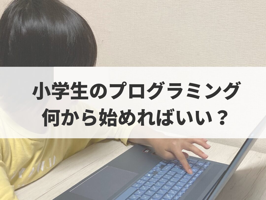 小学生プログラミングの始め方｜何から？失敗しない順番ガイド